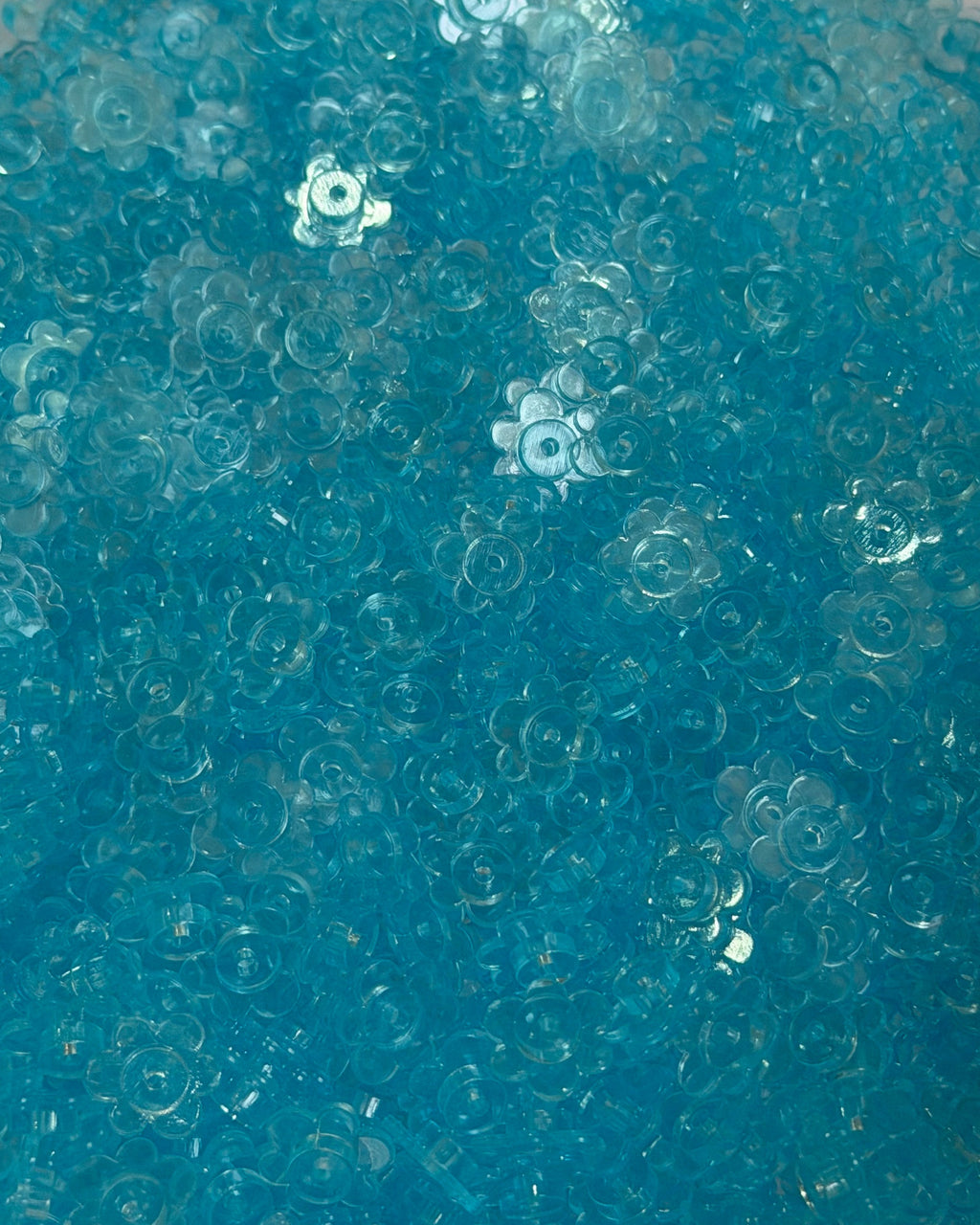 clear blue flower lego