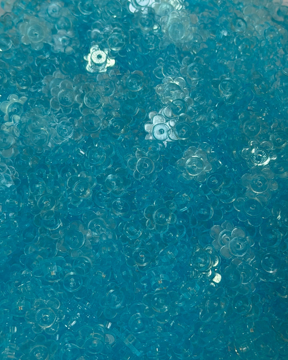clear blue flower lego