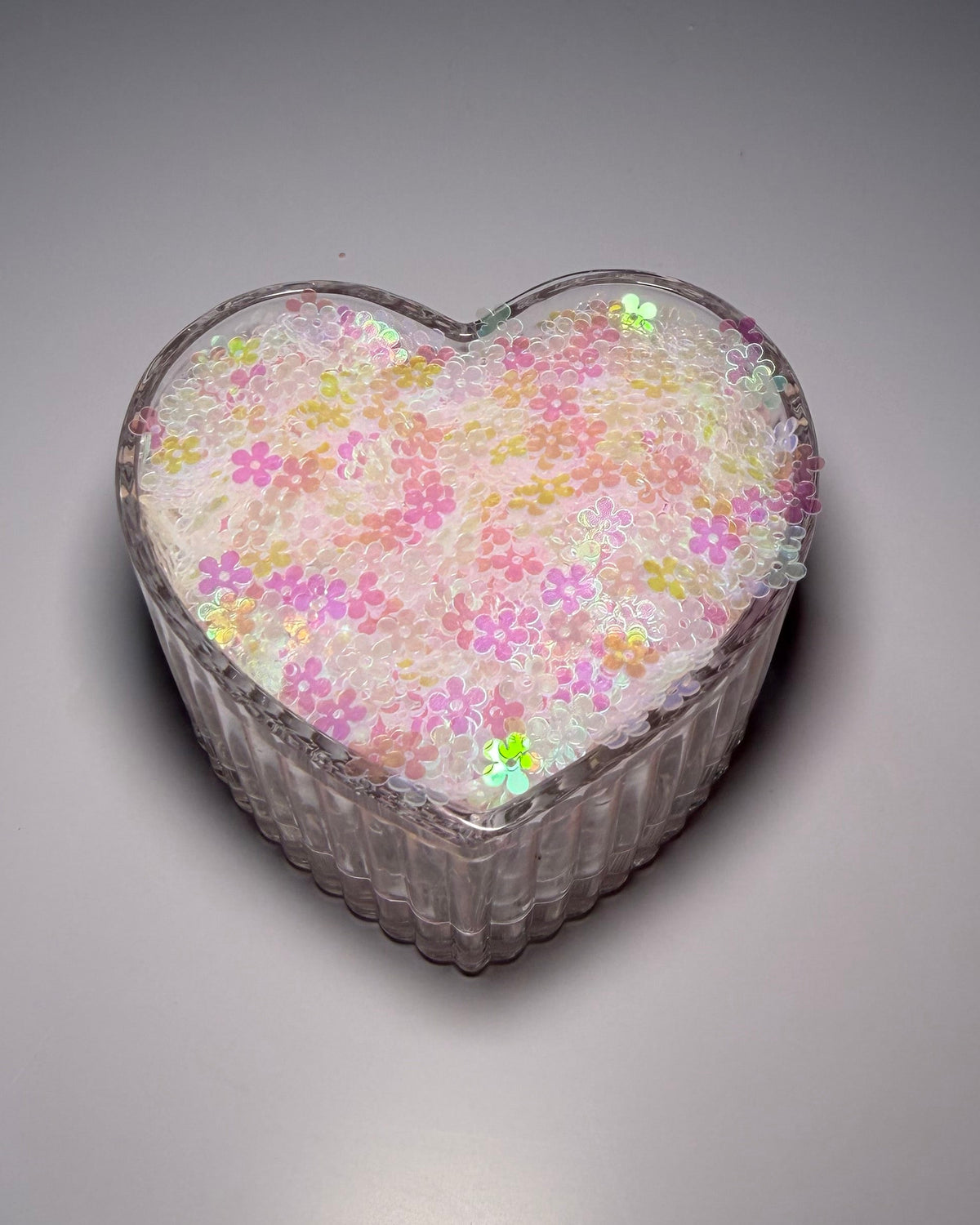 white flower sequins