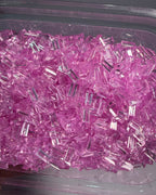 purple glass beads