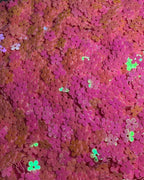 pink flower sequins