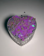 purple flower sequins