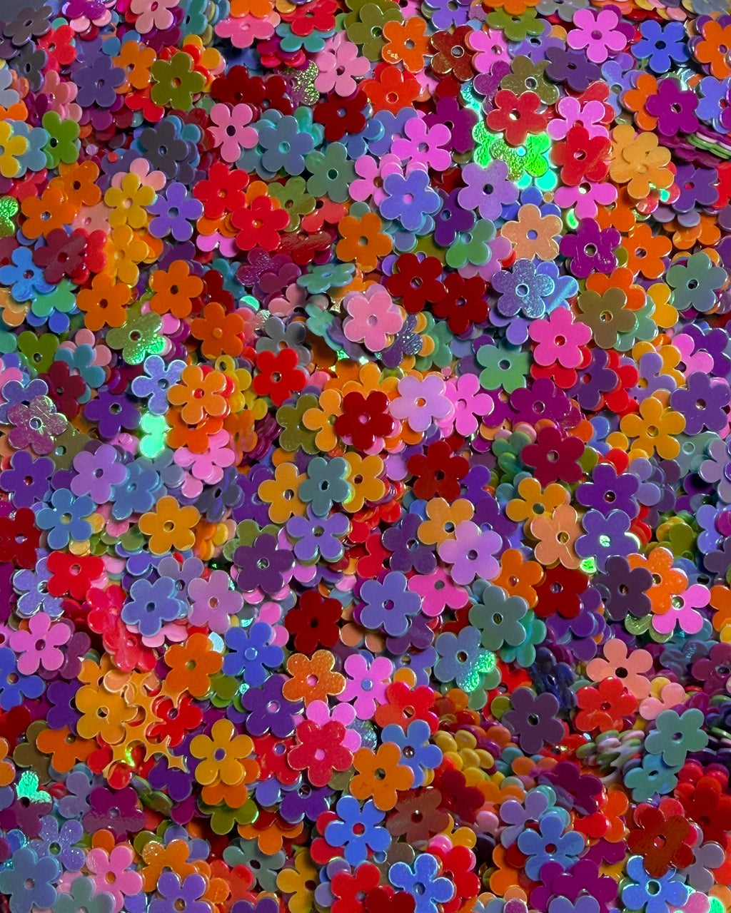 mixed flower sequins