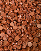 brown round lego