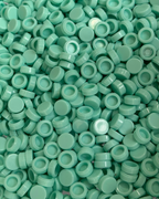 teal round lego