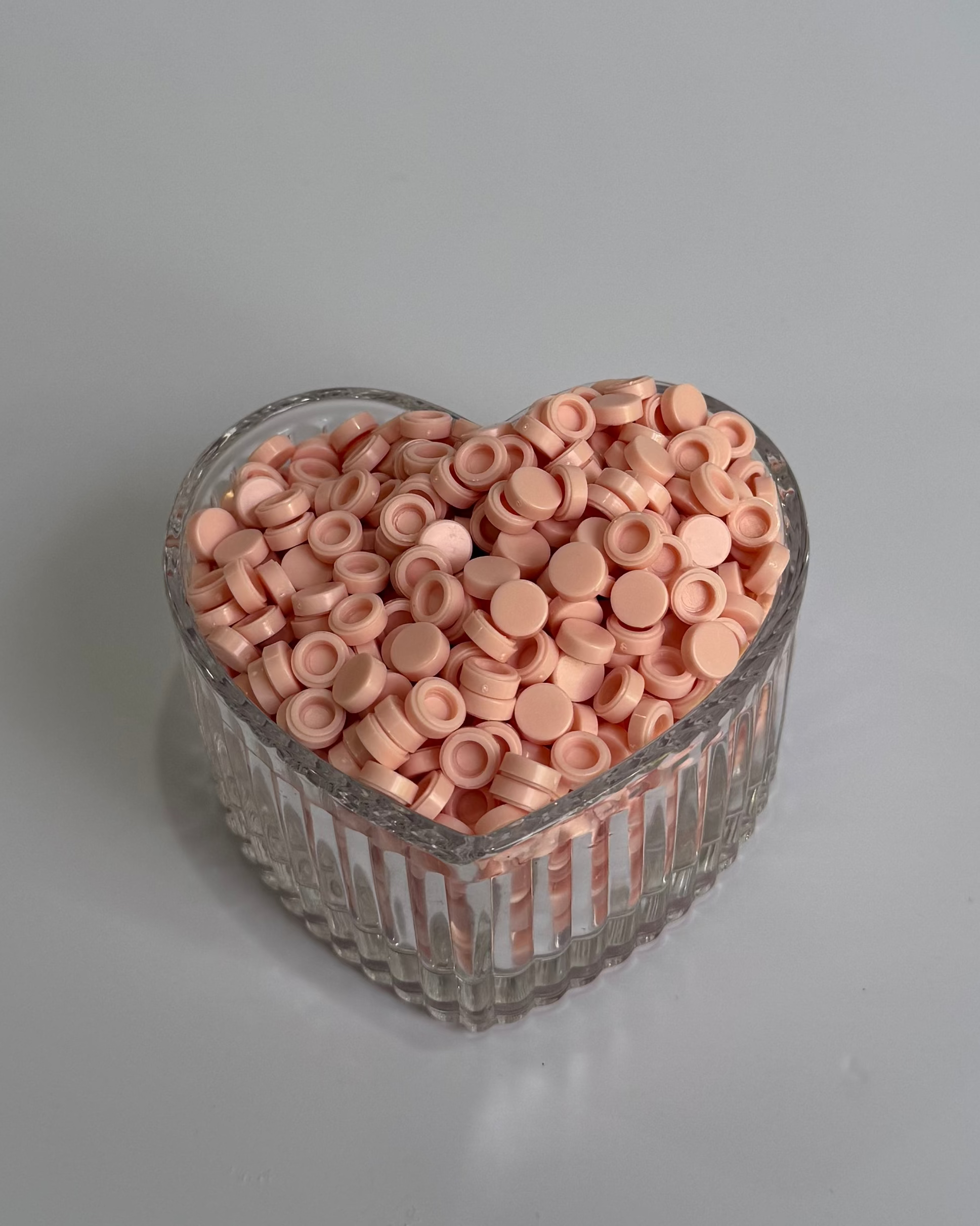 light pink round lego