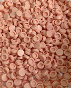light pink round lego