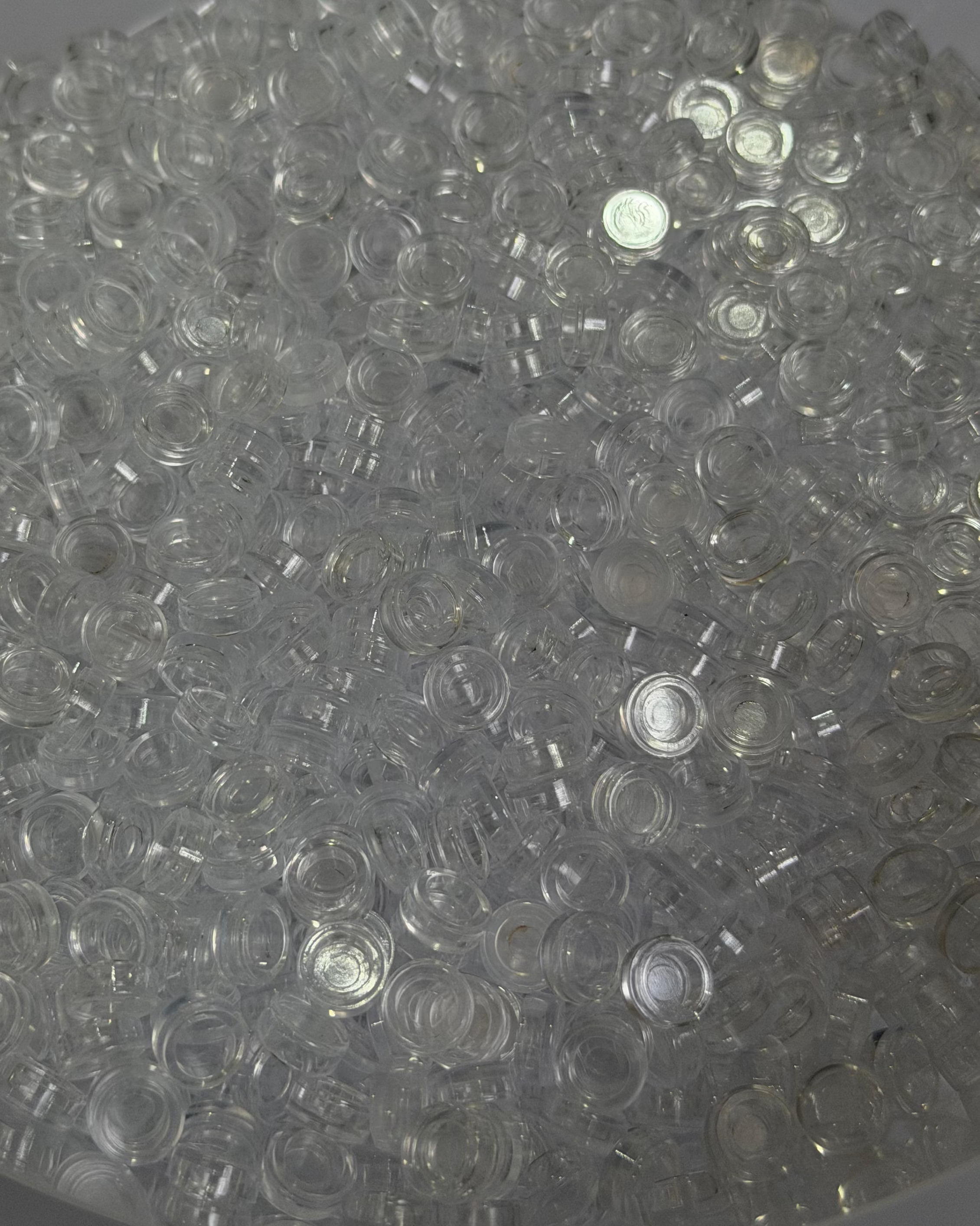 clear round lego